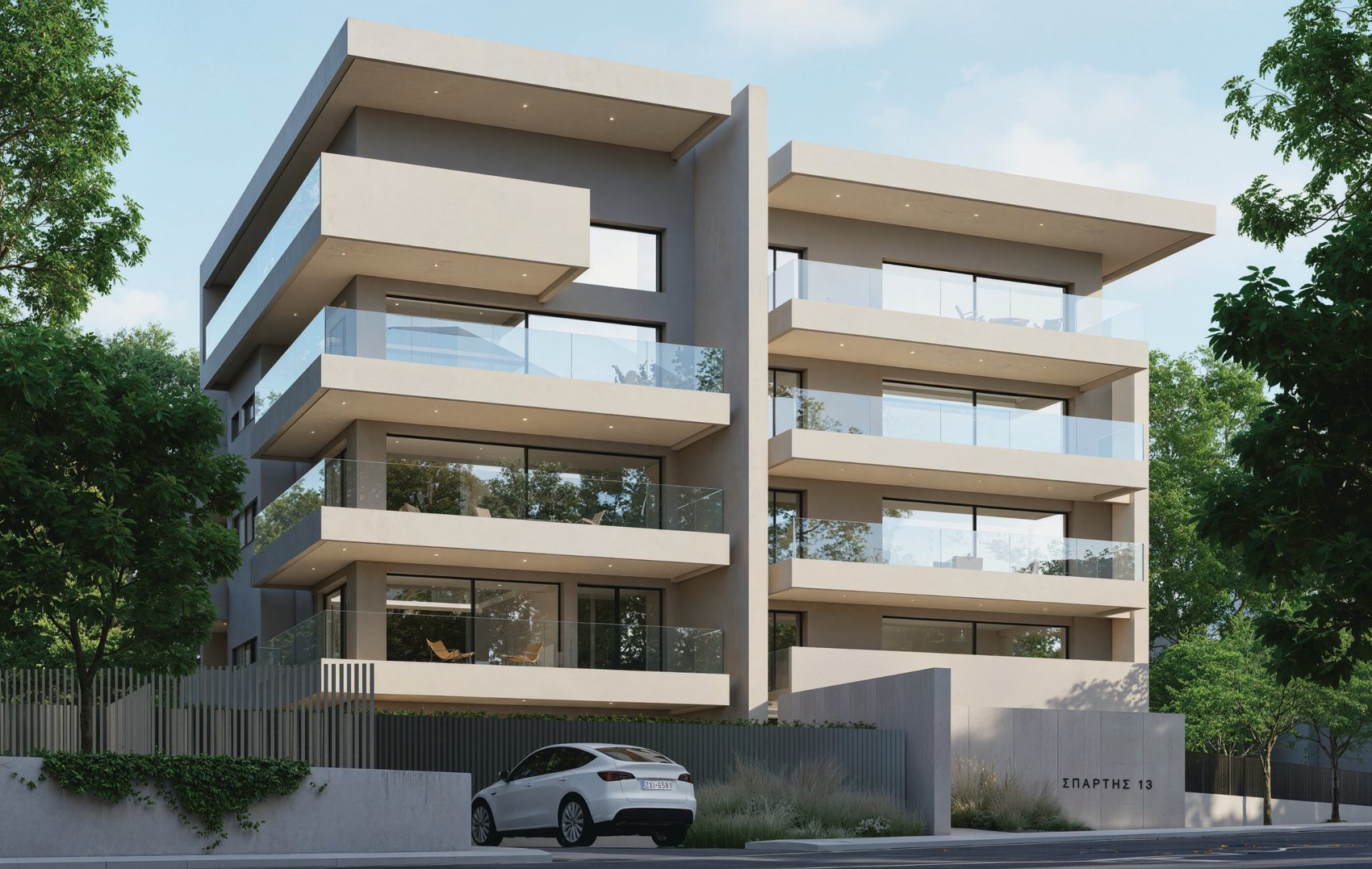 The Glyfada Collection facade, Spartis 13